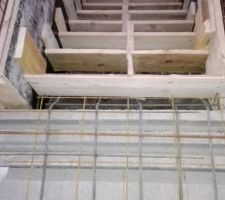 Dalle haute RdC/escalier - ferraillage terminé