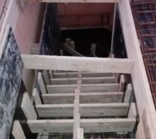 Dalle haute RdC/escalier - ferraillage terminé