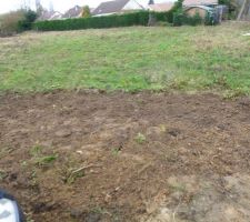 Acc&egrave;s du terrain apr&egrave;s remblais