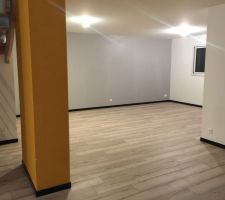 Plinthes noires au rez-de-chaussée