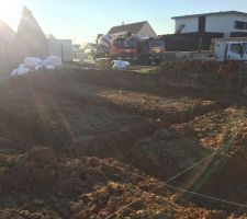 Ferraillage v&eacute;rifi&eacute;, pr&ecirc;t pour le coulage