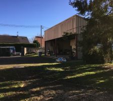 Vue du fond du terrain