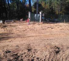 Terrain propre avant ouverture chantier