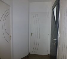 Peinture reliefs des portes