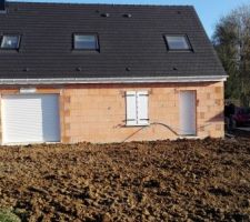 Terrassement fait!