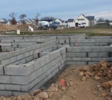 La terasse 1 rang plus bas que le reste de la maison