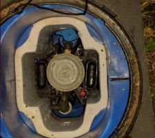 Pose du compteur d'eau.