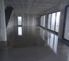 Chape de ravoirage terminée