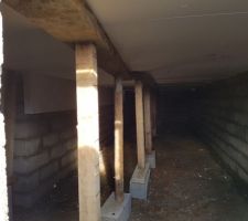 Intérieur du vide sanitaire