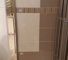 Carrelage choisi a fond blanc pour la SDB de la suite parentale.