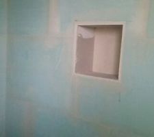 Isolation   fini niche de la  douche