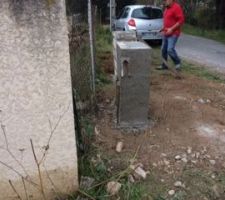 Cr&eacute;ation niche pour le compteur d'eau