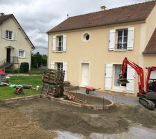 Les extÃ©rieurs en cours de rÃ©alisation