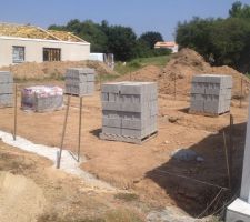 Arrivée des materiaux