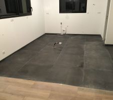 Carrelage DIY terminé