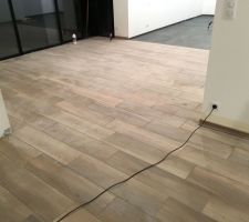 Carrelage DIY terminé