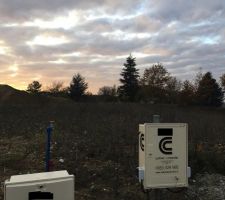 Compteur d'eau et électrique de chantier