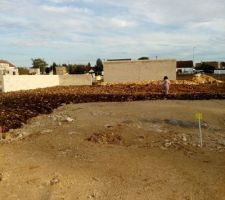 Terrain prêt a recevoir notre chez nous