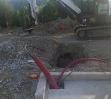 Gaine technique arrivée eau de pluie mal placée 3