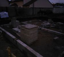 Le vide sanitaire se monte