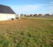 Implantation de la maison sur le terrain