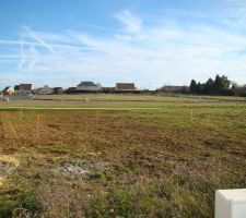 Implantation de la maison sur le terrain