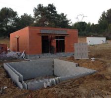 Piscine et plancher terrasse