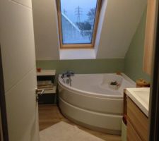 Baignoire d'angle 135*135