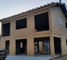 7eme jours des charpentiers  - montage charpente suite