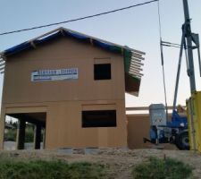 7eme jours des charpentiers  - montage charpente suite 2