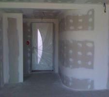 Faux plafond du hall d'entrée
