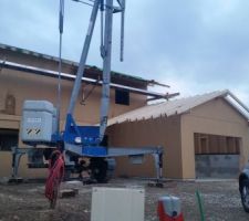 9eme jours   -  on continue la charpente 2
