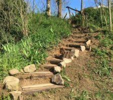 D&eacute;tail renovation de l'escalier