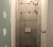 Fond des toilettes