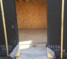 Seuil de la porte du garage