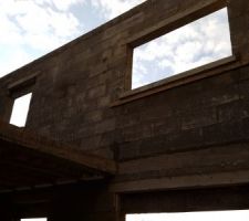 Vue sur la future mezzanine