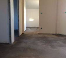 Ragr&eacute;age de l'&eacute;tage en cours de s&eacute;chage