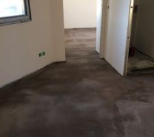 Ragr&eacute;age de l'&eacute;tage en cours de s&eacute;chage