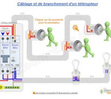 Cablage telerupteur