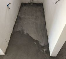 Chape en cours de r&eacute;alisation, putain c'est long...