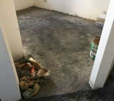 Chape en cours de r&eacute;alisation, putain c'est long...