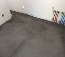 Chape en cours de r&eacute;alisation, putain c'est long...