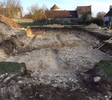 Terrassement et pr&eacute;paration des fondations