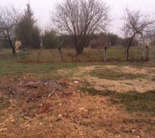 Avant du terrain avant terrassement (18/12/2016)