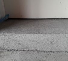 Chape garage vs intérieur de la maison_RDC