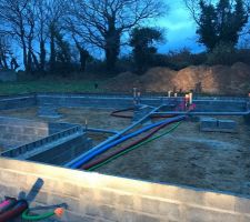 Alimentation PER dans le vide sanitaire