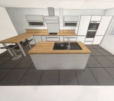 Projet 3D cuisine Ixina