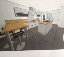 Projet 3D cuisine Ixina