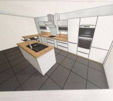 Projet 3D cuisine Ixina