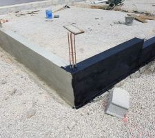 Radier monter en agglos plein perforer